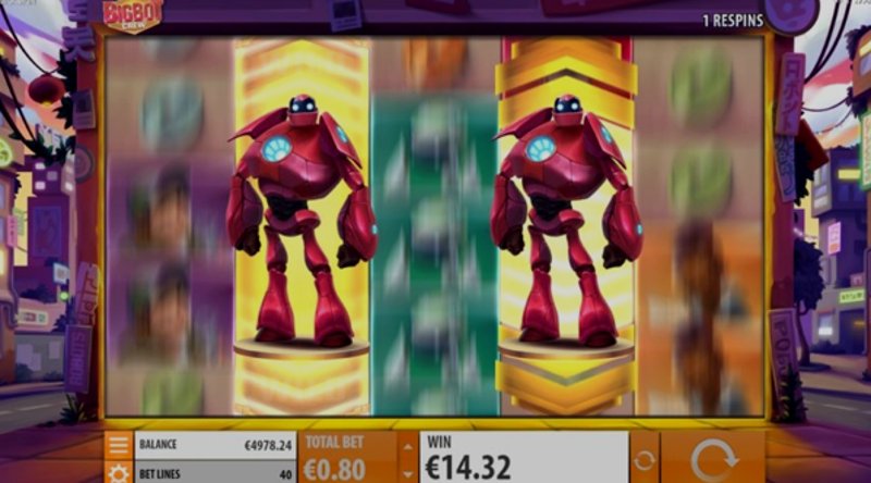 Играть Big Bot Crew от Quickspin в казино 1Win