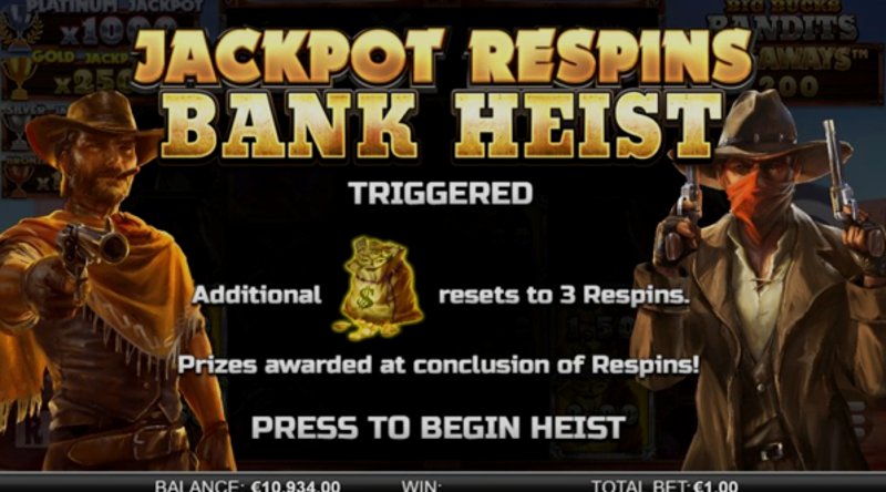 Играть Big Bucks Bandits Megaways от Yggdrasil в казино 1Win