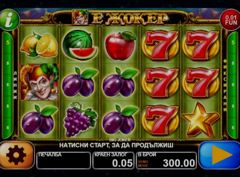Играть Big Joker от Ct Interactive в казино 1Win