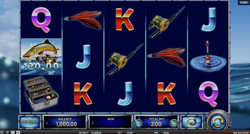 Играть Big Size Fishin от Red Rake в казино 1Win