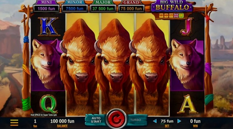 Играть Big Wild Buffalo от Belatra в казино 1Win