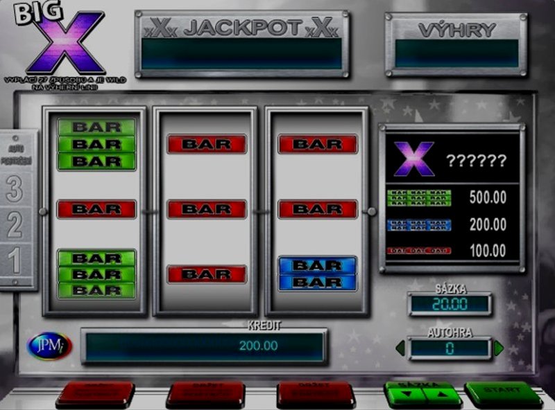 Играть Big X от Synot в казино 1Win