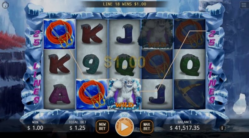 Играть Bigfoot Yeti от Kagaming в казино 1Win