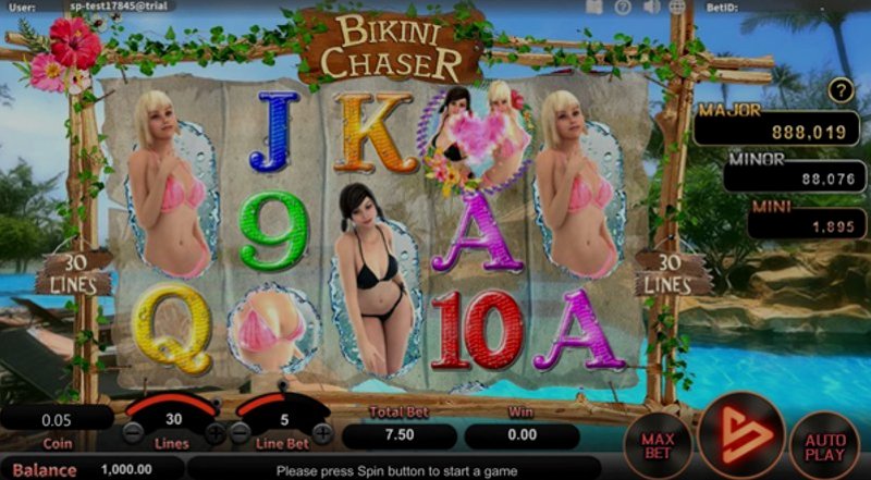 Играть Bikini Chaser от Simpleplay в казино 1Win