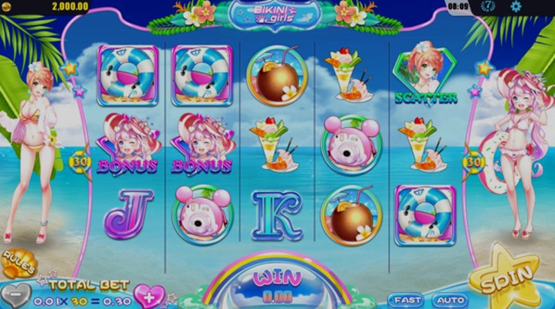 Играть Bikini Party от Microgaming в казино 1Win
