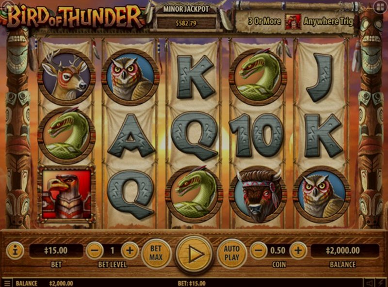 Играть Bird of Thunder от Habanero в казино 1Win
