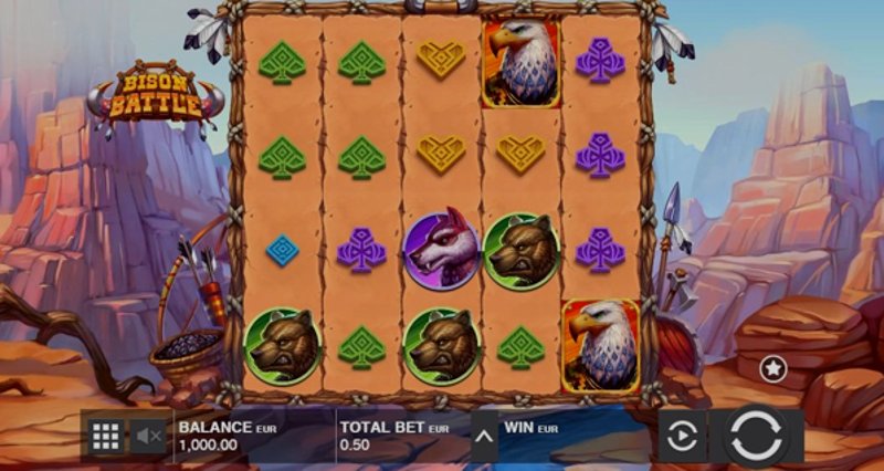 Играть Bison Battle от Push Gaming в казино 1Win