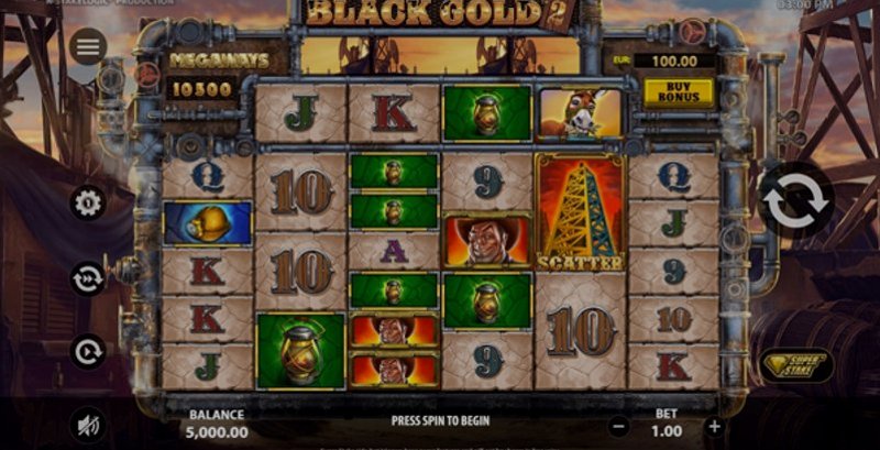 Играть Black Gold 2 от Stakelogic в казино 1Win