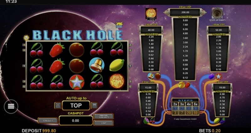 Играть Black Hole от Edict в казино 1Win