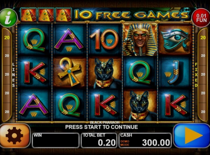 Играть Black Pharaoh от Ct Interactive в казино 1Win