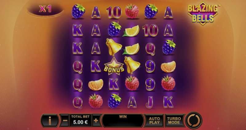 Играть Blazing Bells от Playtech в казино 1Win