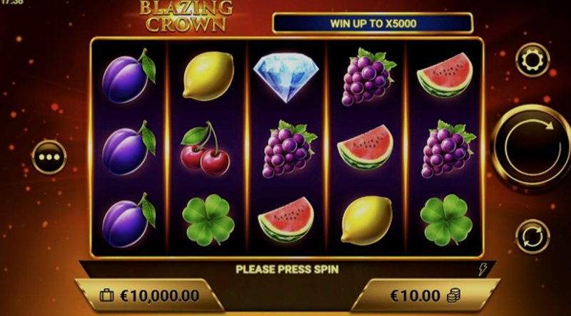 Играть Blazing Crown от Amigogaming в казино 1Win