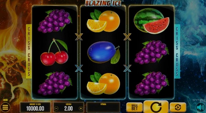 Играть Blazing Ice от Synot в казино 1Win