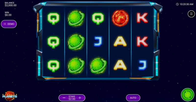 Играть Blazing Planets от Pariplay в казино 1Win