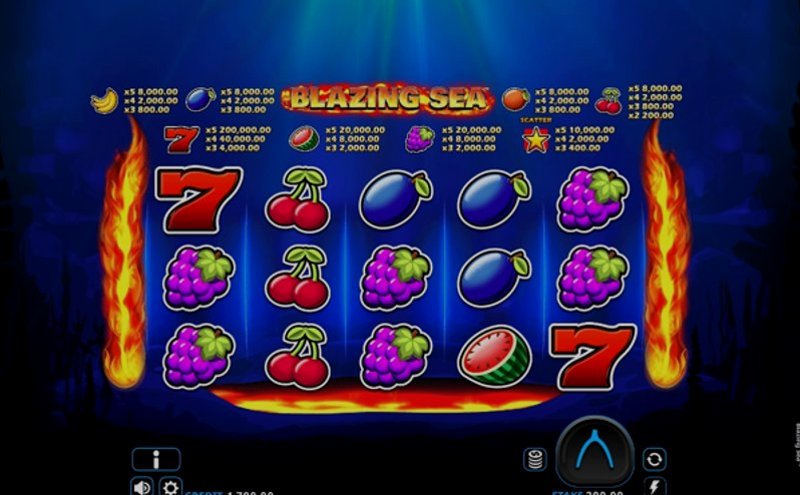 Играть Blazing Sea от Games Global в казино 1Win