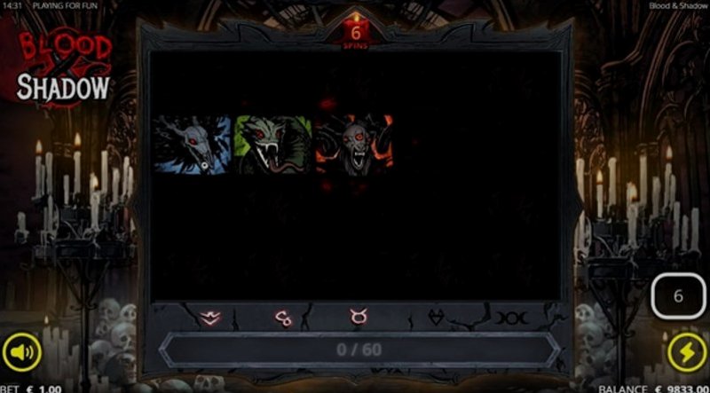 Играть Blood & Shadow от No Limit City в казино 1Win