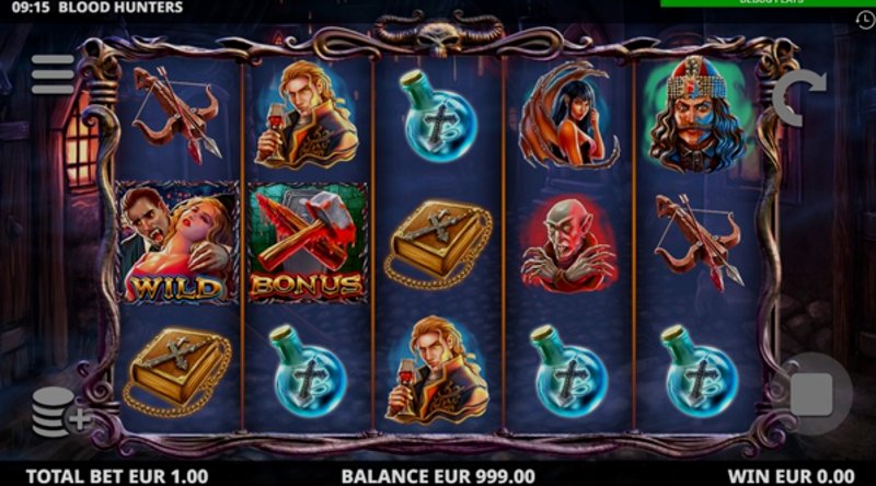 Играть Blood hunters от Leander в казино 1Win