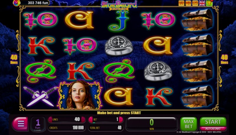 Играть Blue Beard от Belatra в казино 1Win