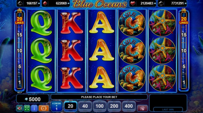 Играть Blue Oceans от Amusnet Interactive в казино 1Win