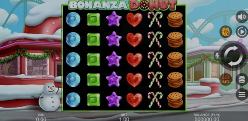 Играть Bonanza Donut Xmas от Gamzix в казино 1Win