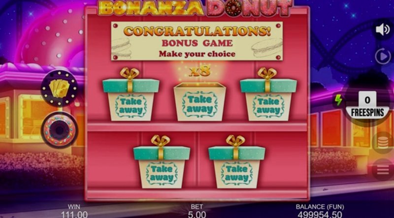 Играть Bonanza Donut от Gamzix в казино 1Win