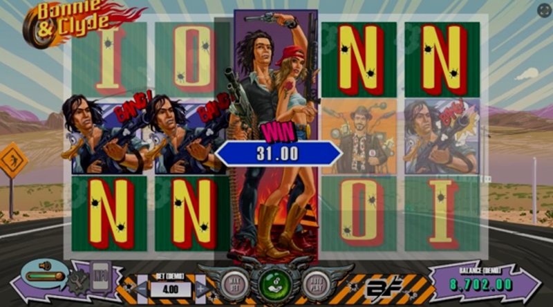 Играть Bonnie & Clyde от Red Rake в казино 1Win