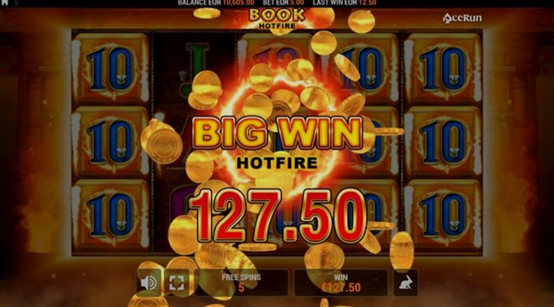 Играть Book Hotfire от Yggdrasil в казино 1Win