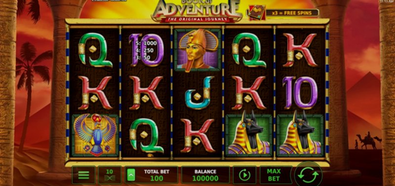 Играть Book of Adventure от Stakelogic в казино 1Win