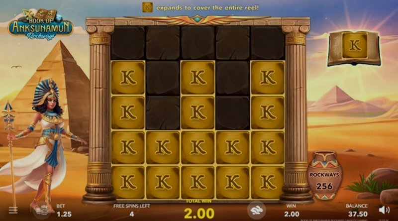 Играть Book Of Anksunamun Rockways от Mascot Gaming в казино 1Win