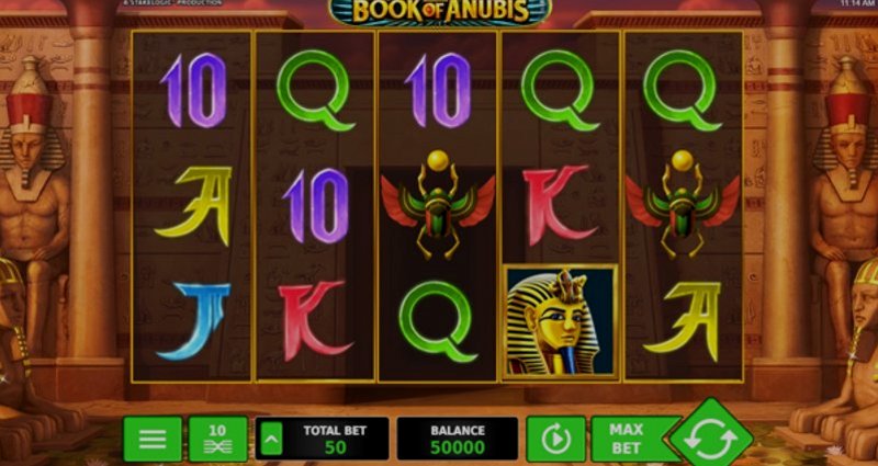 Играть Book of Anubis от Stakelogic в казино 1Win
