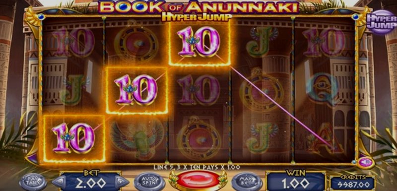 Играть Book of Anunnaki от Groove в казино 1Win