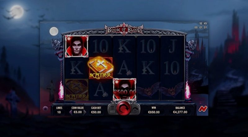 Играть Book of Blood от Netgaming в казино 1Win