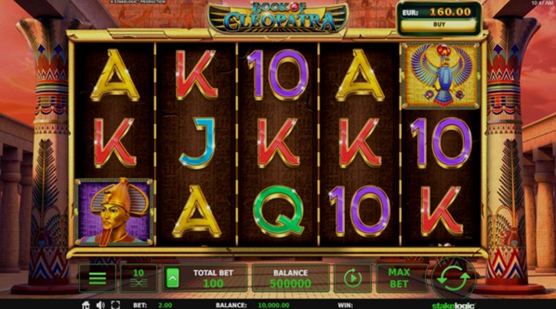 Играть Book of Cleopatra от Stakelogic в казино 1Win