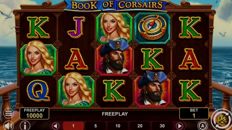 Играть Book of Corsairs от 1spin4win в казино 1Win