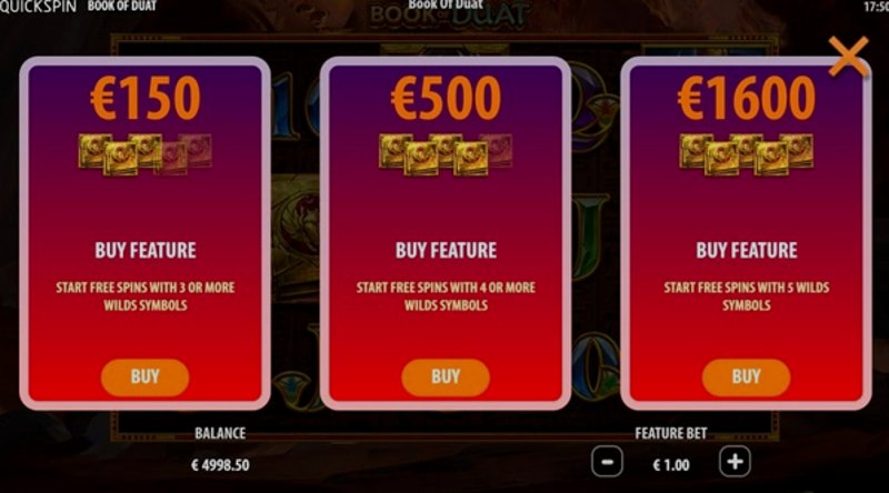 Играть Book of Duat от Quickspin в казино 1Win