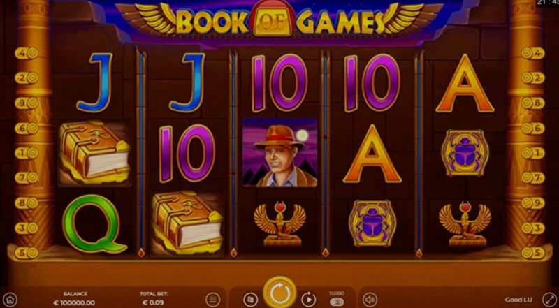 Играть Book of Games от Thunderspin в казино 1Win