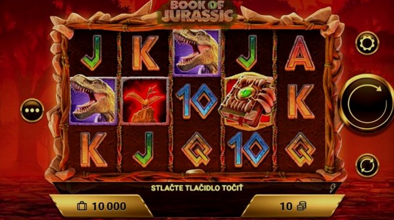 Играть Book of Jurassic от Amigogaming в казино 1Win