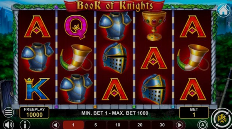Играть Book of Knights от 1spin4win в казино 1Win