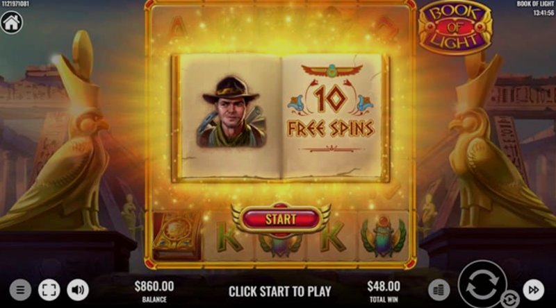Играть Book Of Light от Platipus в казино 1Win