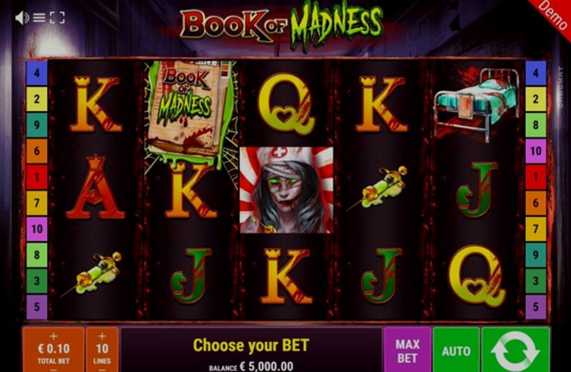 Играть Book Of Madness от Gamomat в казино 1Win