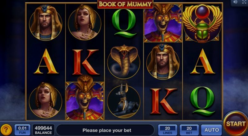 Играть Book of Mummy от Kagaming в казино 1Win