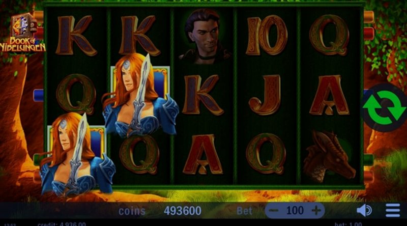 Играть Book of Nibelungen от Swintt в казино 1Win