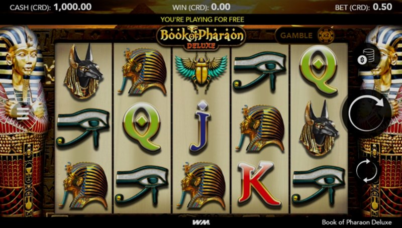 Играть Book of Pharaon Deluxe от Worldmatch в казино 1Win