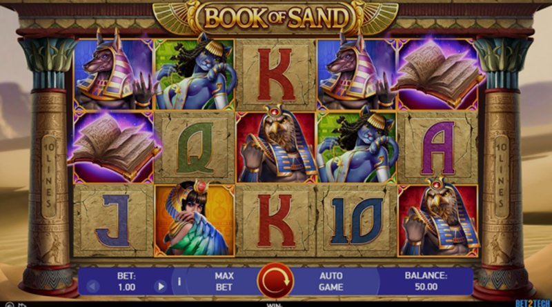 Играть Book of Sand от Bet2tech в казино 1Win