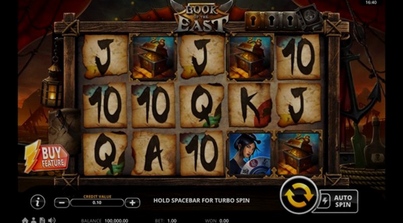 Играть Book of the East от Swintt в казино 1Win