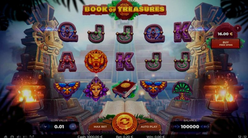 Играть Book of Treasures от Thunderspin в казино 1Win