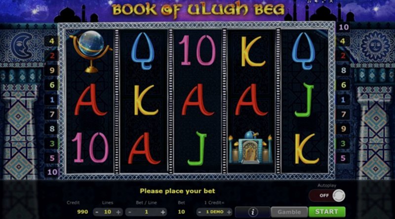 Играть Book of Ulugh Beg от 5 Men Gaming в казино 1Win