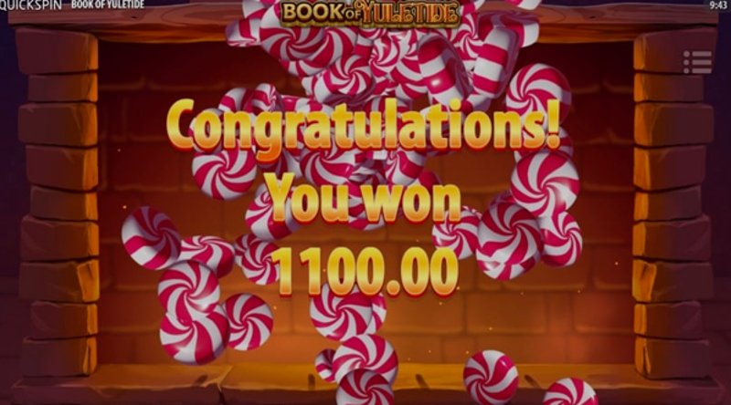Играть Book of Yuletide от Quickspin в казино 1Win