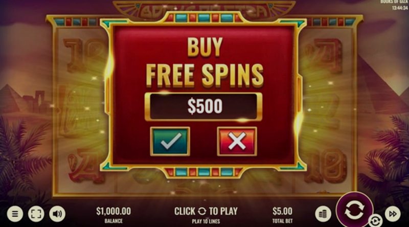 Играть Books of Giza от Platipus в казино 1Win