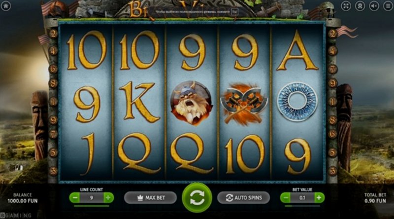 Играть Brave Viking от Bgaming в казино 1Win